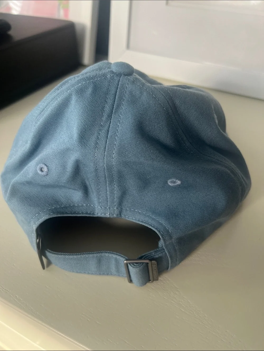 NWOT patagonia blue grey logo baseball hat